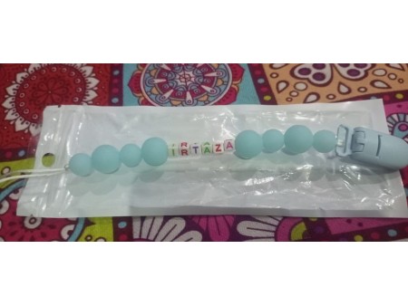 Customized Pacifier Chain Holder | Personalized Pacifier Chain Holder | Custom Pacifier Chain Holder - Baby's Name